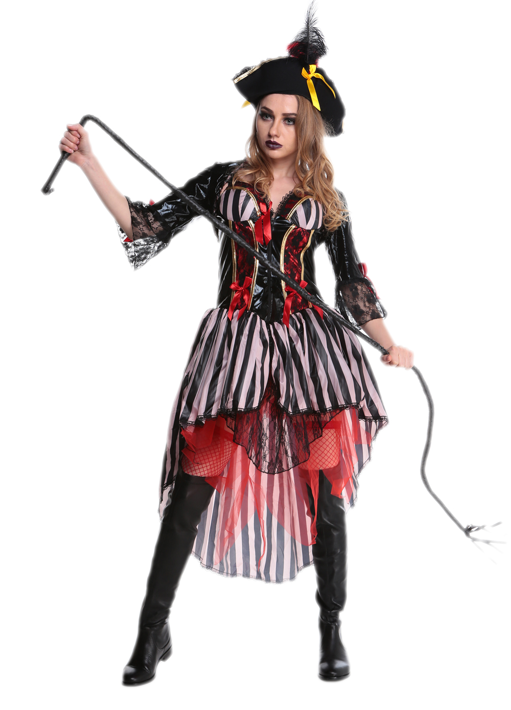 F1705 Women Halloween Party Pirates of the Caribbean Fashion Of Clothing Dresses